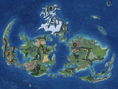 Final Fantasy VII World Map .